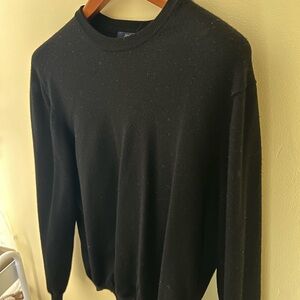 Brooks Brothers Men's Black Crewneck Sweater